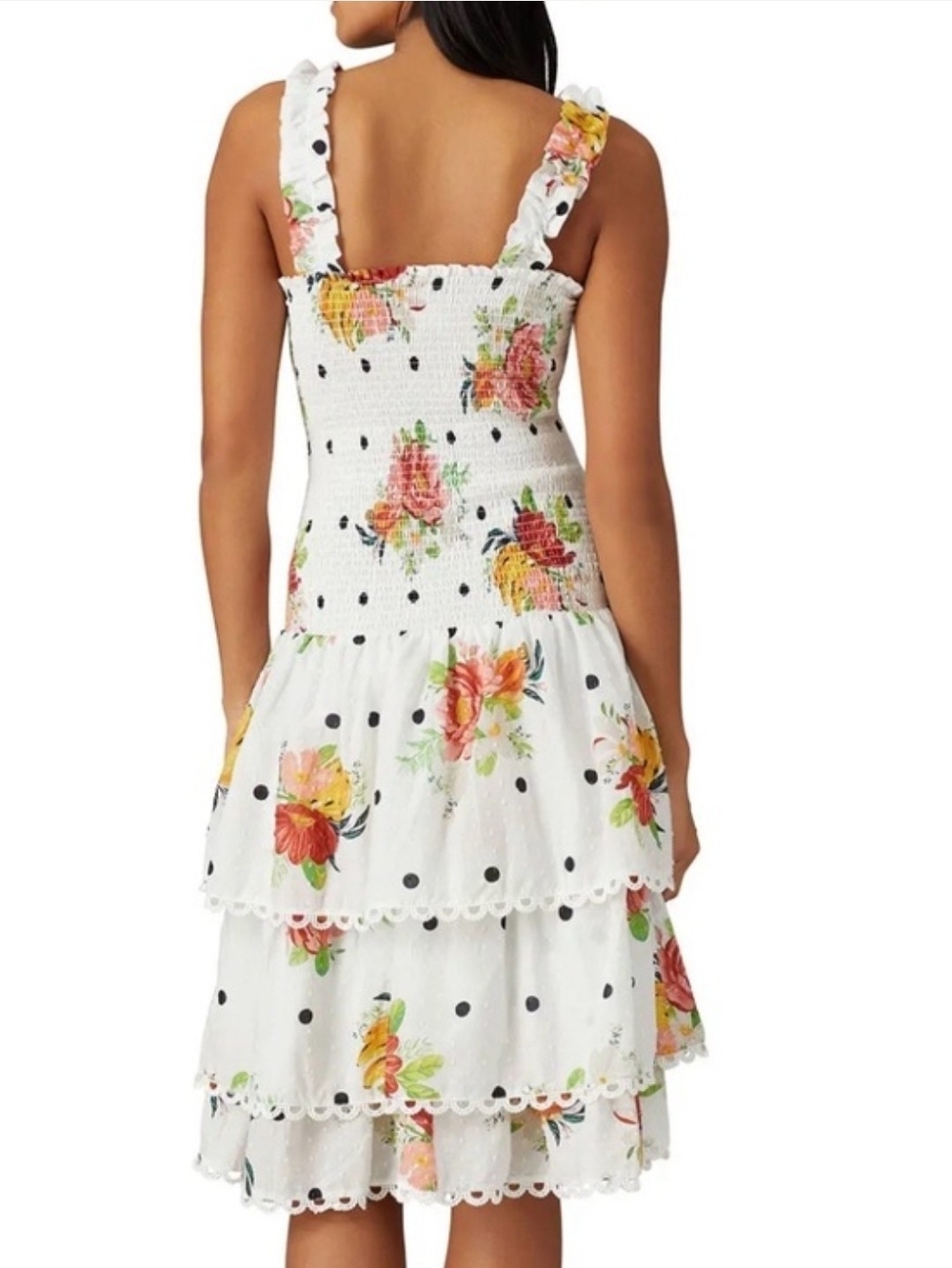 FARM Rio White Nanaju Midi Dress - Picture 2 of 8